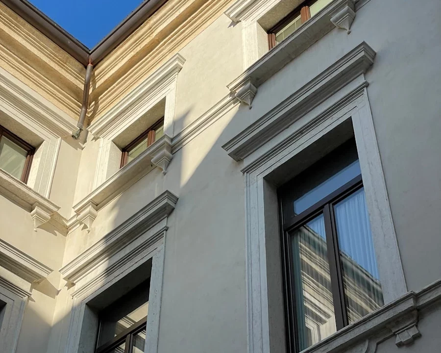 a building with windows